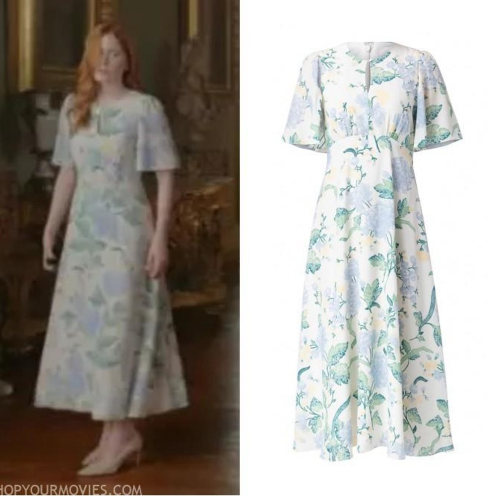 NWT silk Beulah London Gardenia dress. - Picture 5 of 6